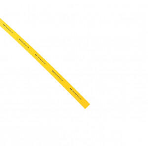 Термоусаживаемая трубка ТУТ нг 8/4 желтая рулон PROxima tut-8-y