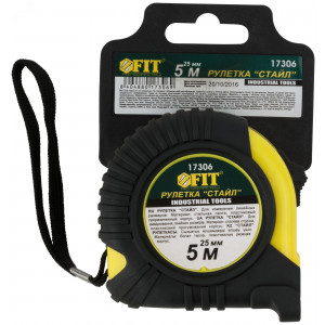 Рулетка Профи, прорезиненный корпус 