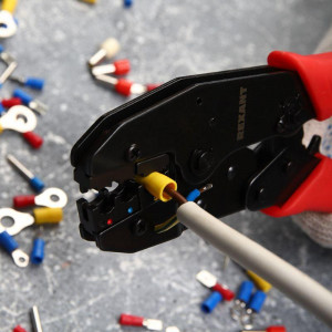 Кримпер для обжима автоклемм изолированных 0.5-6.0кв.мм (ht-301 H) 12-3014