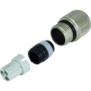 21010100001, Цилиндрические метрические разъемы HARAX M 12 TERM ELEMENT 3- POLES