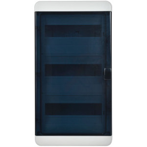 Корпус пластиковый КМПн-36 IP65 черн. прозр. дверь TEKFOR TF5-KP72-N-36-65-K03-K02