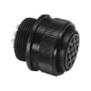 ACS06E-18-1S, Круговой мил / технические характеристики соединителя 10P SOCKET ST PLUG W/HARDWARE BLK ZINC
