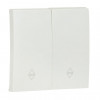 Валенсия лицевая панель выключателя 2-кл. проходного 10А жемчуг PROxima ESV10-L-027-50