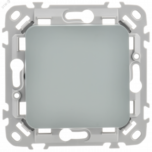 FLITE Выключатель 1-клавишный 10А ВС11-1-0-ФлС серый IEK FI-V10-0-10-1-K03