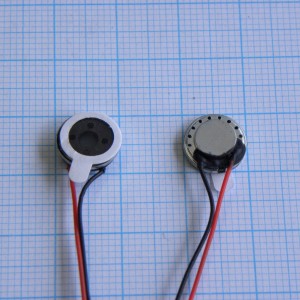 Капсюль динYD10N 8 Ом 0.15Вт, Капсюль динамический D=10мм, 8 Ом, 0.15Вт