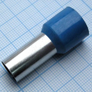 HE 50-20  Blue, наконечник кабельный торцевой трубчатый с изоляцией, L=36/20мм, сеч. пров. 50мм2