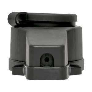 Колодка 2-м 16А IP44 2P+PE 230В с защ. крышками каучук Basic RPS-018-16-230-44
