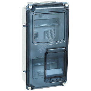 Корпус ЩУРн-П 1/8 Krepta 3 IP66 PC пластик. MSP1-N-08-66-L