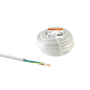 Провод ПВС 3х2,5 ГОСТ (20м), белый SQ0118-0024