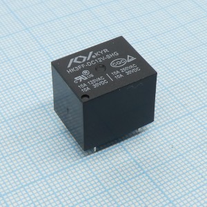 HK3FF-DC12V-SHG, Реле силовое, 10А одна контактная группа-два направления катушка 12В 0.36Вт