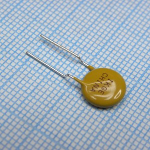 LVR016K, Самовосстанавливающийся предохранитель PTC 0.16A 240V 4.1Om -40C...+85C формованные выводы