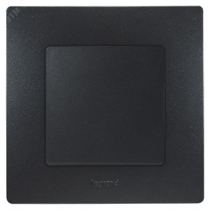 Выключатель 1-кл. СП Etika 10А IP20 250В 10AX авт. зажимы механизм антрацит Leg 672601