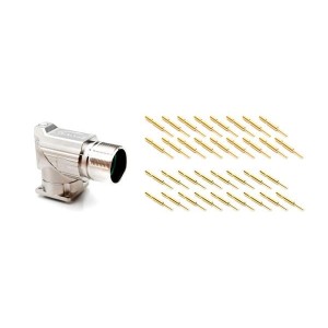 MA5RAE1702-KIT, Цилиндрические метрические разъемы 17 Pos male pins Large flange