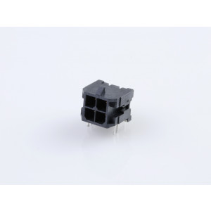 430450406, Разъем штыревой двухрядный угловой на плату