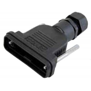 165X14839X, Корпуса разъемов D-Sub  WATER RESISTANT DSUB HOOD