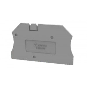 Торцевая крышка D-DC4-TG-01P-11, Торцевая крышка, для клемм DC4-TG..., цвет: серый