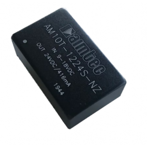 AM10T-2415SNZ, DC/DC преобразователь 10 Вт  вход 18~36 В  выход 15 В  0.667 А  -40~85 °С , дерейтинг при 71 °С  изоляция 1500 VDC  MTBF:1000000 ч  КПД 87 % не более 330 мкФ   DIP24,   20x32x10.8 мм  14 г   350 кГц  защита от КЗ