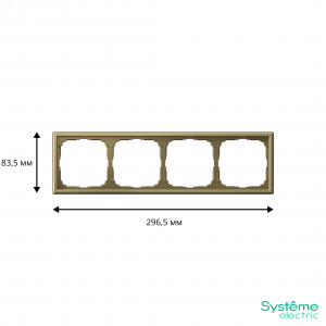 Рамка 4-м ArtGallery зол. SE GAL001604