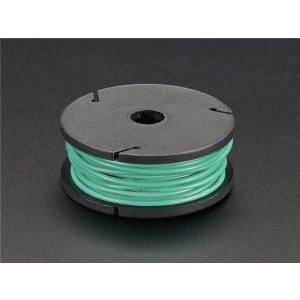 2516, Принадлежности Adafruit  Silicone Cover Stranded-Core Wire - 25ft 26AWG - Green