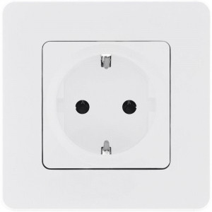 Розетка 1-м СП Inspiria 16А IP20 250В 2P+E защ. шторки немецк. стандарт механизм бел. Leg 673730