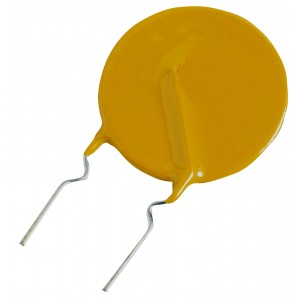 60R020XU, Самовосстанавливающийся предохранитель PTC 0.2A(hold) 0.4A(trip) 60VDC 40A 0.41W 2.2s 1.83Ohm Radial 7.4 X 3.1mm Bulk Autom