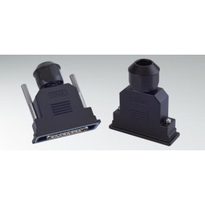 15-004710, Инструменты и аппаратное оборудование D-Sub  IP67 DSUB 9P PLSTC Hood 4-40 SHORT SCRW