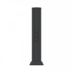 Алюминиевая колонна 0,71 м, цвет черный 09593