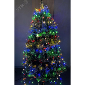 ENIN -2NM Гирлянда LED Дождик 10 нитей 2 метра мультиколор 220V (60/1440) Б0047966