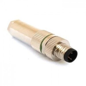 PXMBNI08FIM03ASC, Цилиндрические метрические разъемы M8 Cu Ni Plate M In-Line Flx Body Con