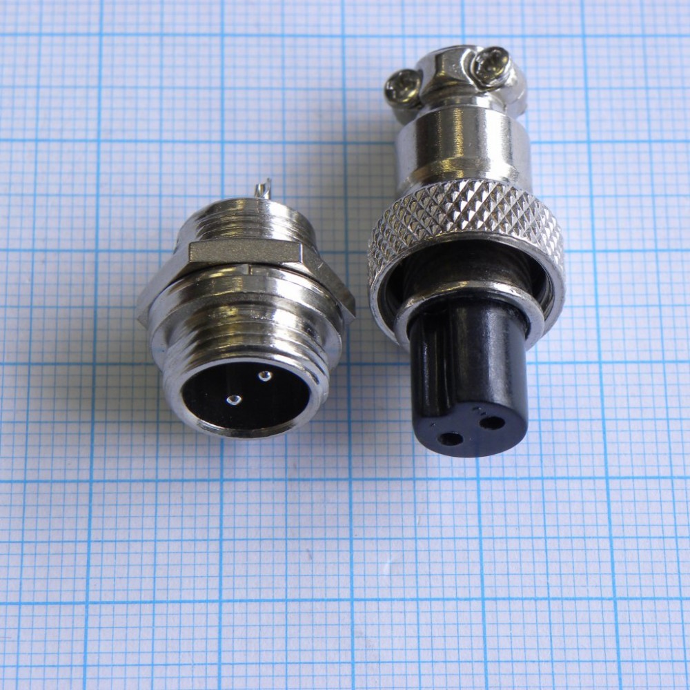 Изображение товара Комплект разъемов PH-M20-2FC+MP Вилка и розетка для кабелей 10 шт