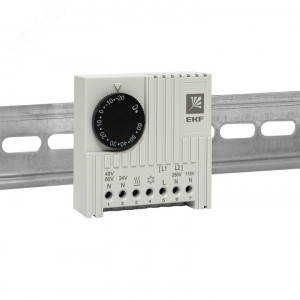 Термостат NO/NC (охлаждение/обогрев) на DIN-рейку 5-10А 230В IP20 PROxima thermo-no-nc-din