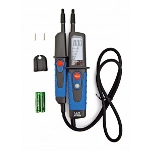 DT-9030 Тестер электрический, Пробник, указатель напряжения постоянного и переменного 12,24,36,50,120,230,400,690В, цифровой ЖК-дисплей, проверка на обрыв, фонарик, индикация направления вращения поля, режим низкого сопротивления