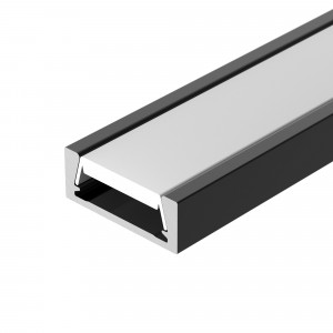 Профиль MIC-M-2000 ANOD BLACK 044540, Алюминиевый анодированный профиль для светодиодных лент и линеек. Анодированный в чёрный цвет (матовый). Габаритные размеры (LхWхH): 2000x15.6x6 мм. Ширина площадки для ленты 11,2 мм. Экраны, заглушки и другие аксессуары приобретаются отдельно.