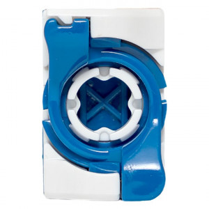 Модуль Keystone TERACOM CS Cat.6 неэкранированный 110 IDC 180 градусов самозажимной (Toolless) синий TRCS-KSTN-RT180-6UTP-BLU