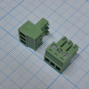 15EDGK-3.81-03P-14-00A(H), Разъемный клеммный блок, 3 контакта. Серия 15EDGK-3.81