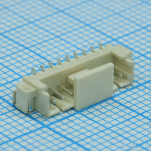 DS1020-03-09MVT1-R, Разъем провод-плата SMD без фланца обжимной 9 контактов шаг 1.25мм