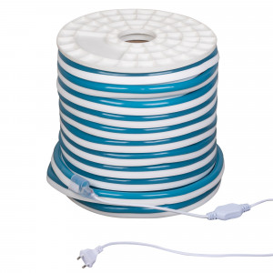 Гибкий неон ARL-NEON-2615BH-SIDE 230V Blue 030859(1), Гибкая герметичная лента (неон серии NEON), сечение 15х26 мм. Светодиоды SMD 2835 108 шт/м. Цвет свечения СИНИЙ, угол излучения 120°. Мощность 8 Вт/м, питание 230 В. Класс пылевлагозащиты IP65. Размеры 50000х15х26 мм. Мин. отрезок 1000 мм. Горизонтальный