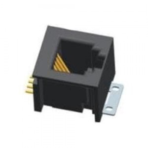 98431-111LF, Модульные соединители / соединители Ethernet 4P CAT 3 SNGL VERT SURF MNT, 1 PORT