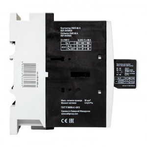 Комплект КМЭ 80А 400В АС с дополнительными контактами 1НО+1НЗ EKF AVERES ctr-s-80-00-400-av-22