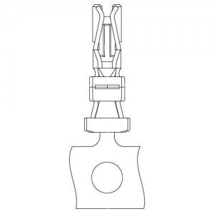 DF51K-2428SCFA(800), Проводные клеммы и зажимы 2mm Pitch WtoB Conn Contact