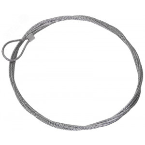Трос стальной с петлей 1м CLP1M-SRL-2-01