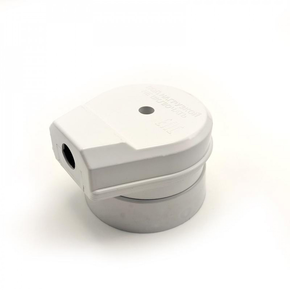 Изображение товара Разъем РШ-ВШ ОП 32А 250В 2P+PE круглый белый TKL-OVOP-2P+PE-C01