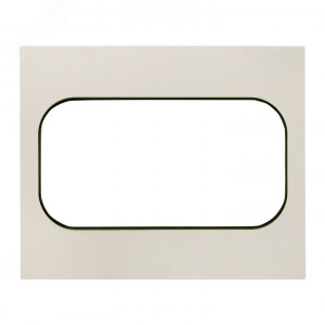 Рамка для розетки 2-м Стокгольм бел. с линией цвета черн. PROxima EYM-G-303-20