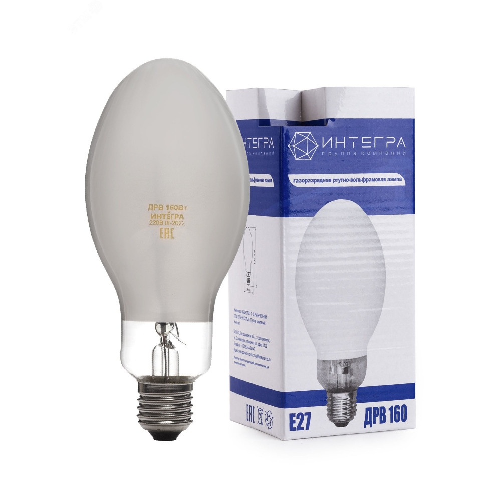 Изображение товара Лампа ДРВ 160 Вт Е27 35915 энергияэффективное освещение