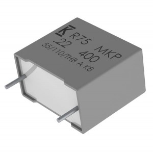 R75RN310050H3J, Пленочные конденсаторы 1250V 0.1uF 5% LS=22.5mm AEC-Q200