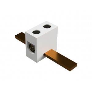 Клеммная колодка 1038 C, Клеммная колодка, керамическая, для установки на шину 3х10 мм, Тип 1038 C, 1 полюс, без защиты провода, максимальное сечение провода: 16 мм кв., номинальные характеристики: 400 V; 76 A; серия Appliance