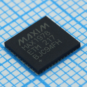 MAX1978ETM+T, Контроллер температурного датчика 48-Pin TQFN EP лента на катушке