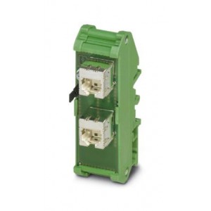 FL-PP-RJ45/RJ45, Соединитель RJ-45 SKT 16 контакт(ов) угловой на DIN-рейку