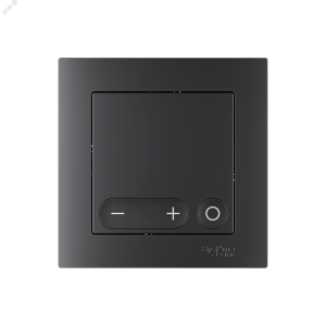 ATLASDESIGN SMART Термостат программируемый для   электрического теплого пола, Zigbee, 16 А, мех.,  ЧЕРНЫЙ ATN001038Z