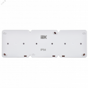 Розетка 3-м ОП Гермес Plus РСб23-3-ГПБд 16А IP54 с заземл. с дым. крышкой бел. ERMP32-K03-16-54-EC